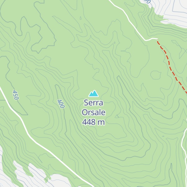 Map of Serra Orsale