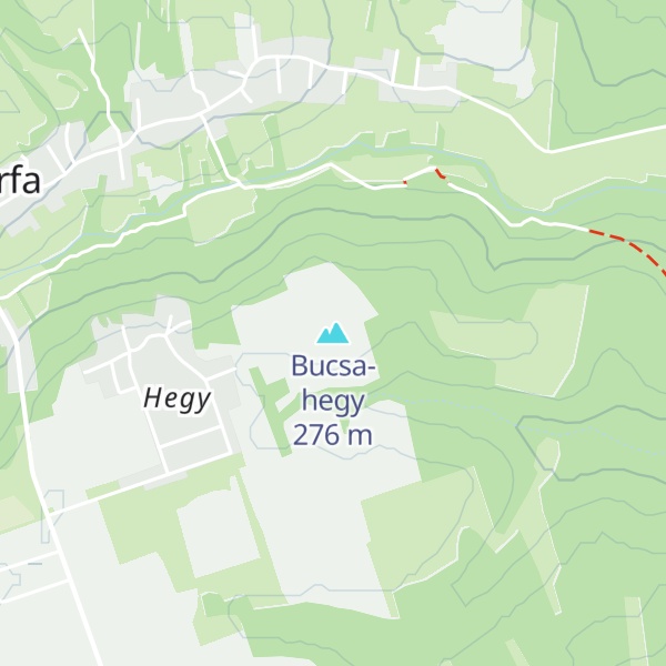 Map of Bucsa-hegy