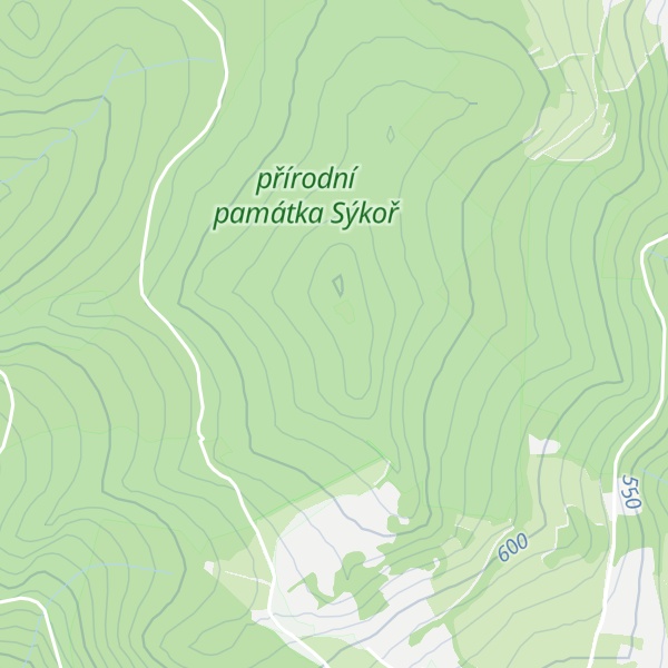 Map of Sýkoř