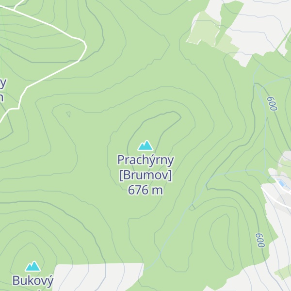 Map of Prachýrny [Brumov]