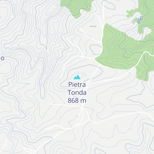 Map of Pietra Tonda