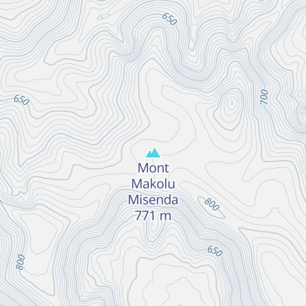 Map of Mont Makolu Misenda