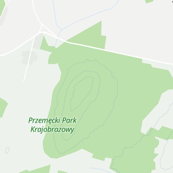 Map of Bycza Góra