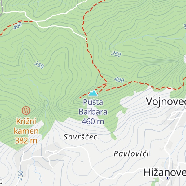 Map of Pusta Barbara