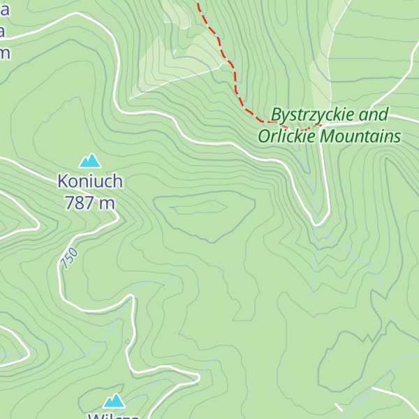 Map of Kuźnicka Góra