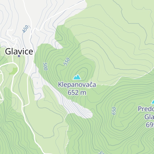 Map of Klepanovača