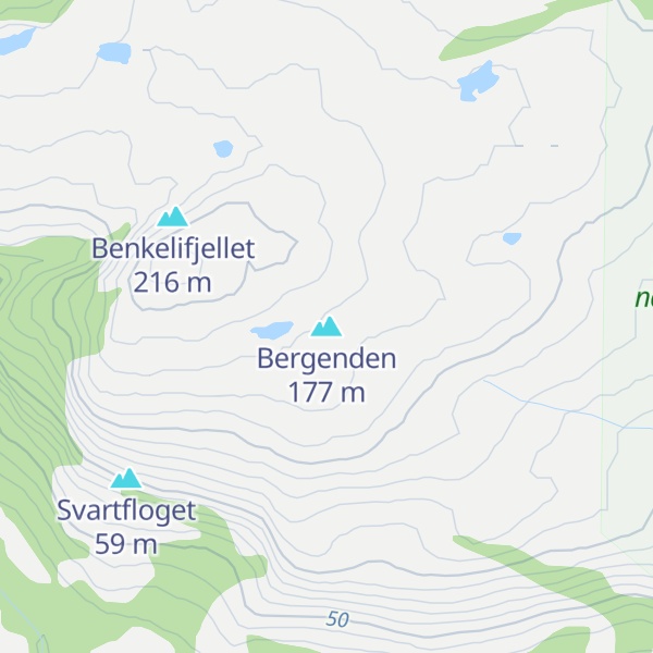 Map of Bergenden