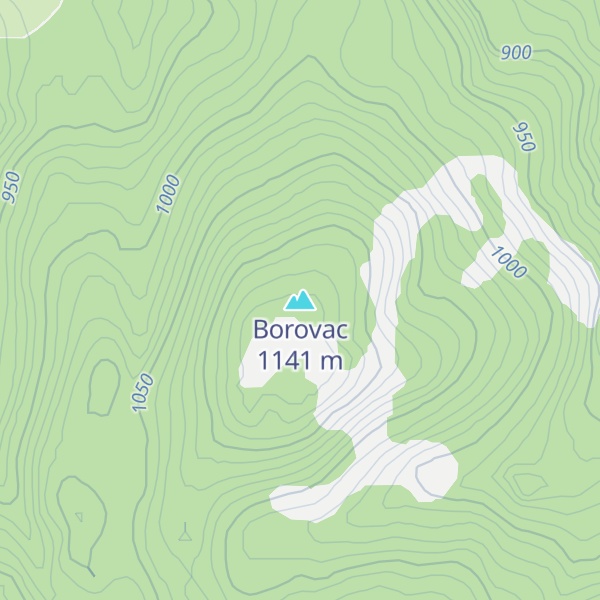 Map of Borovac
