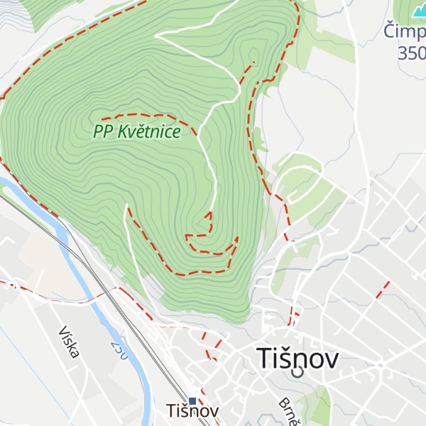 Map of Velká skála