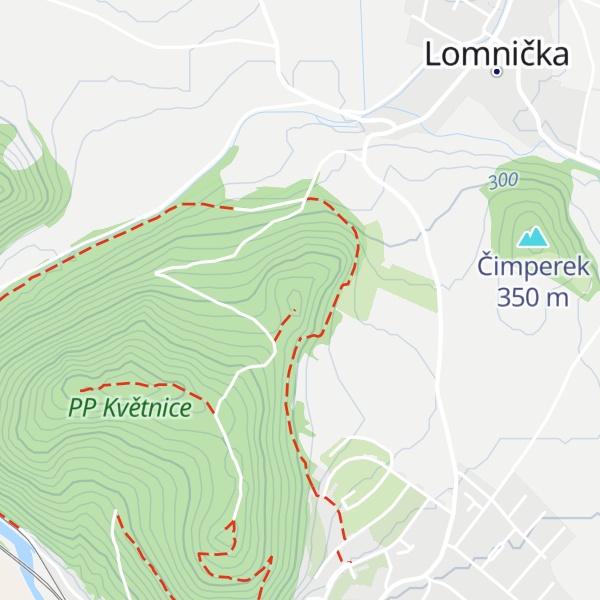 Map of Malá skála (Květnice)
