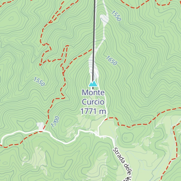 Map of Rifugio Monte Curcio