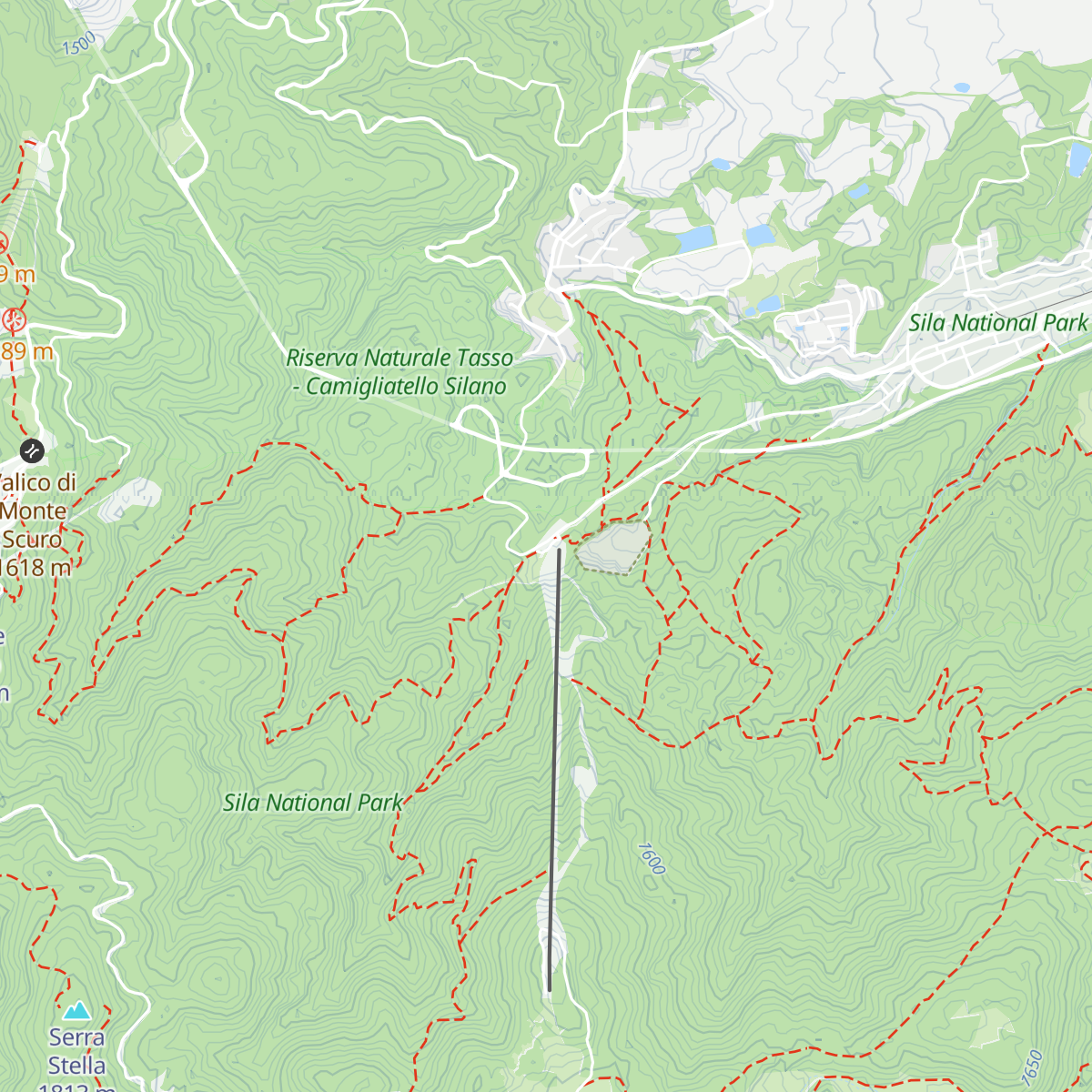 Rifugio map