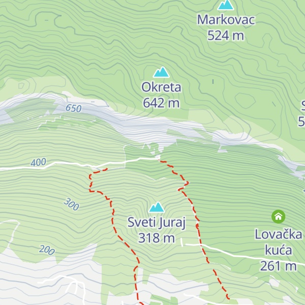 Map of Alpine hut Putalj