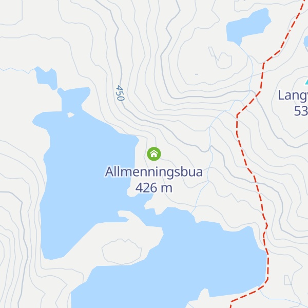 Map of Allmenningsbua