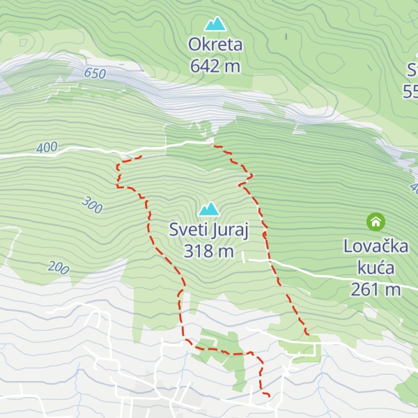 Map of Sveti Juraj
