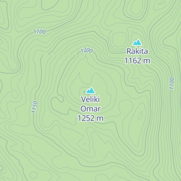 Map of Veliki Omar