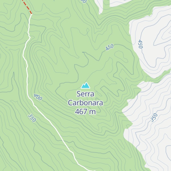 Map of Serra Carbonara