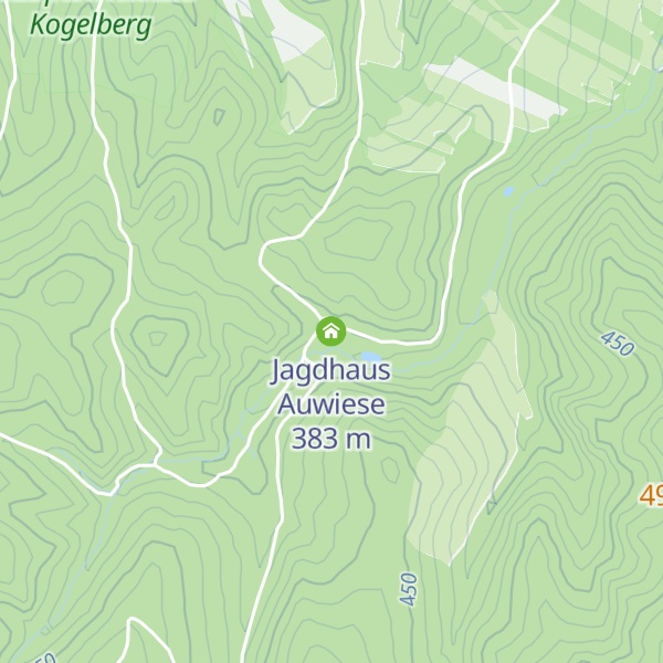 Map of Jagdhaus Auwiese