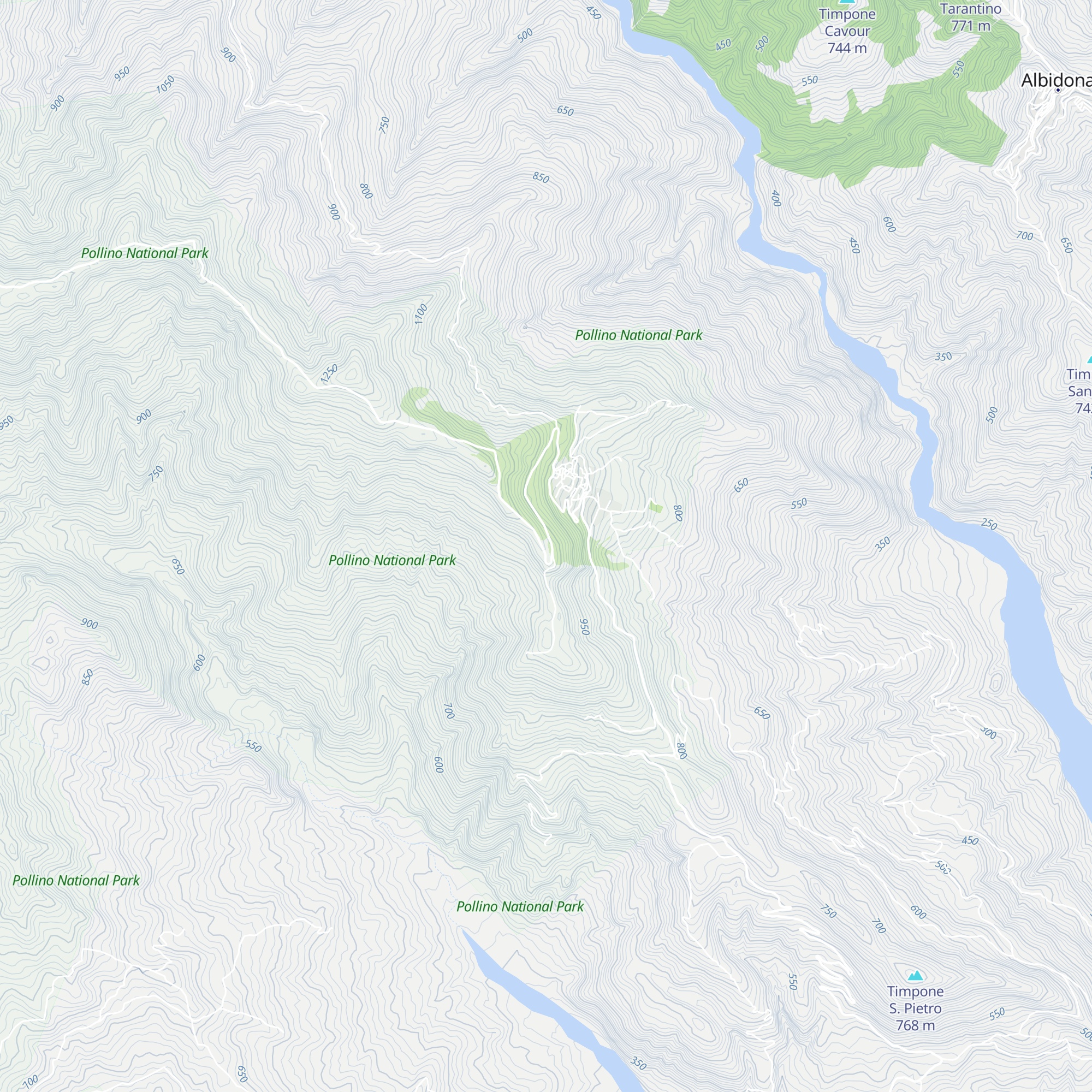 Radura del Grano map