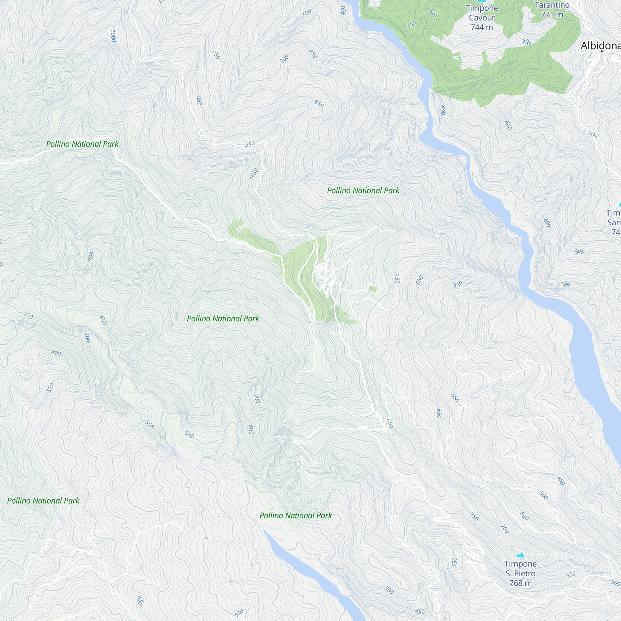 Radura del Grano map
