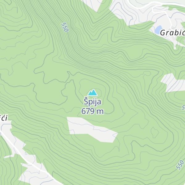 Map of Špija