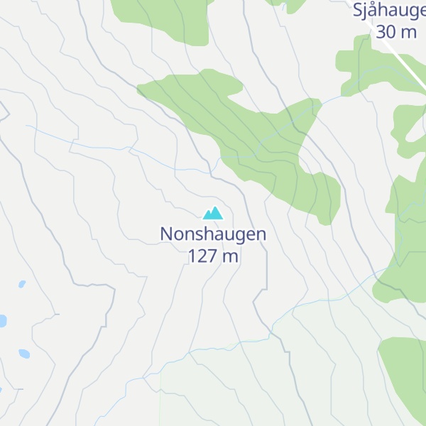 Map of Nonshaugen
