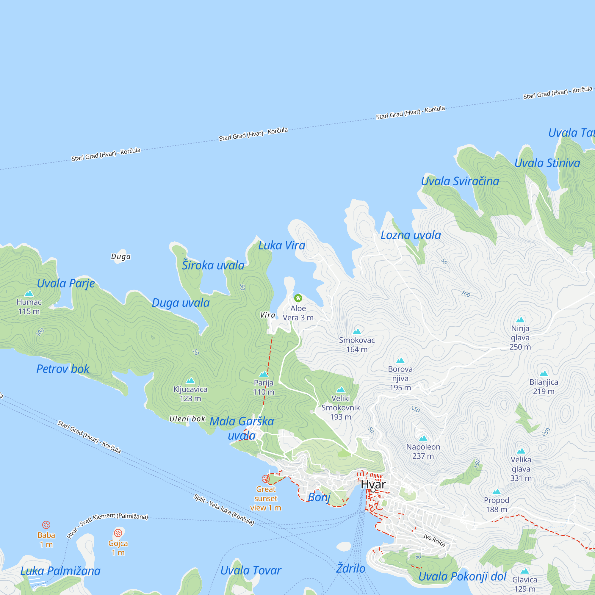 Beach Bar map