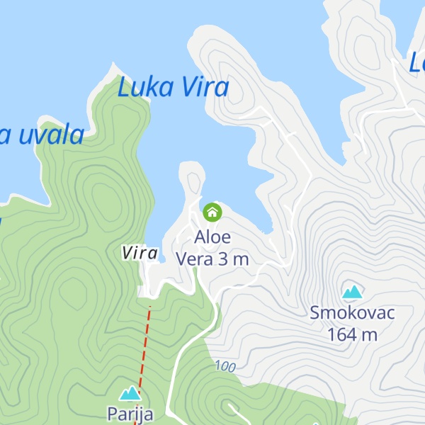 Map of Aloe Vera