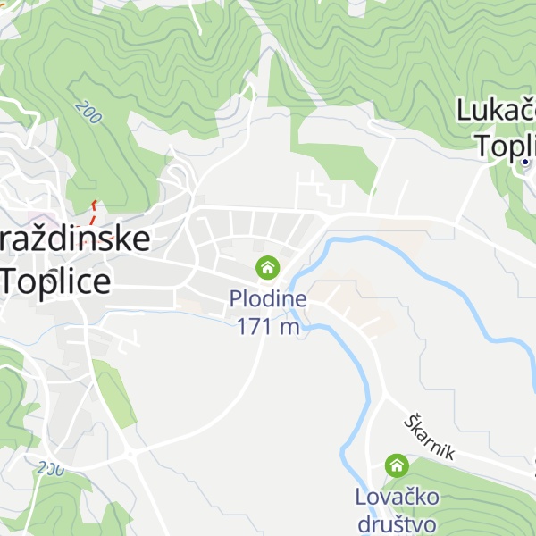 Map of Plodine
