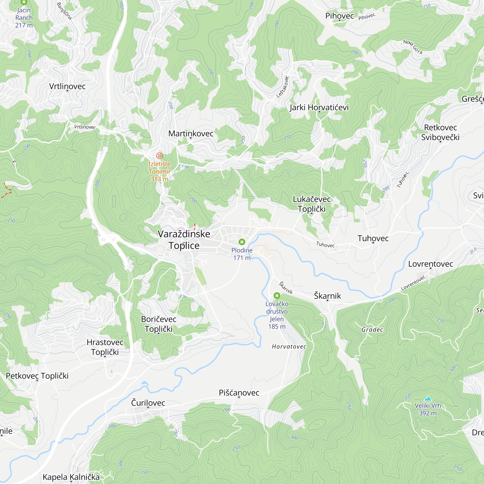 Plodine map