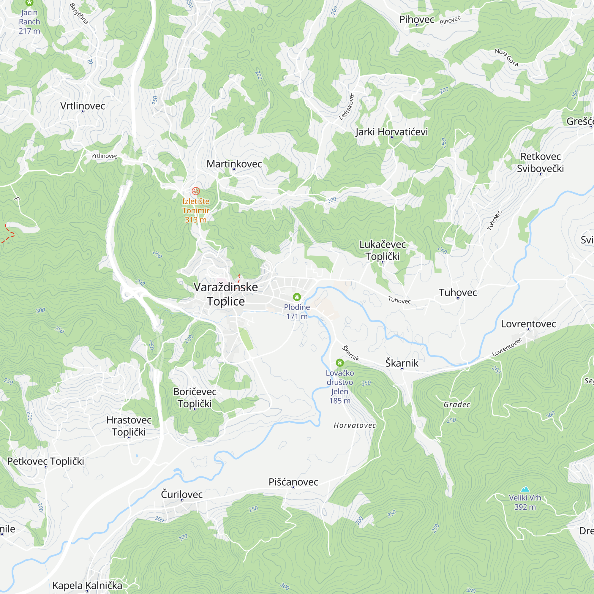 Plodine map