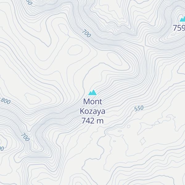 Map of Mont Kozaya