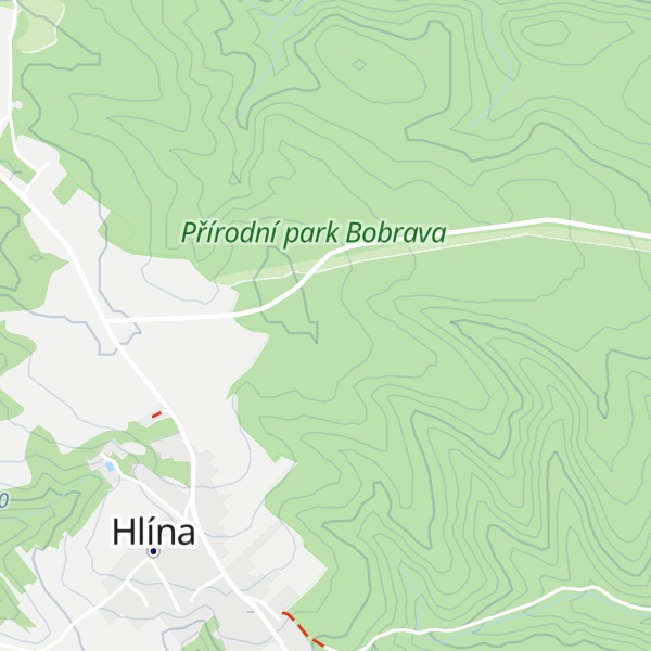 Map of Velké Líchy [Hlína u Ivančic]