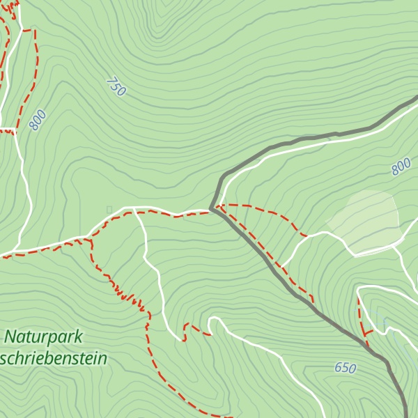 Map of Geschriebenstein / Írott-kő
