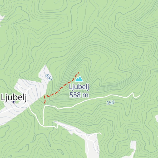 Map of Ljubelj
