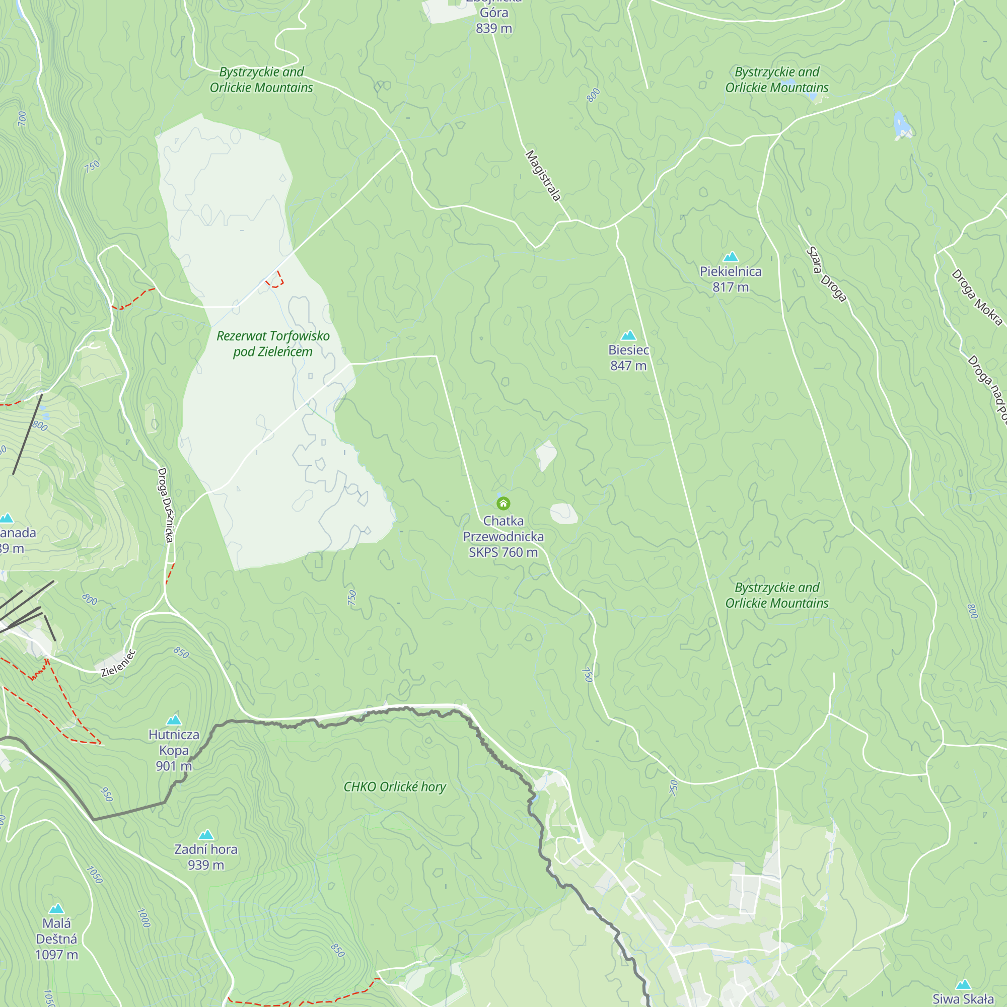 Chatka Przewodnicka SKPS map