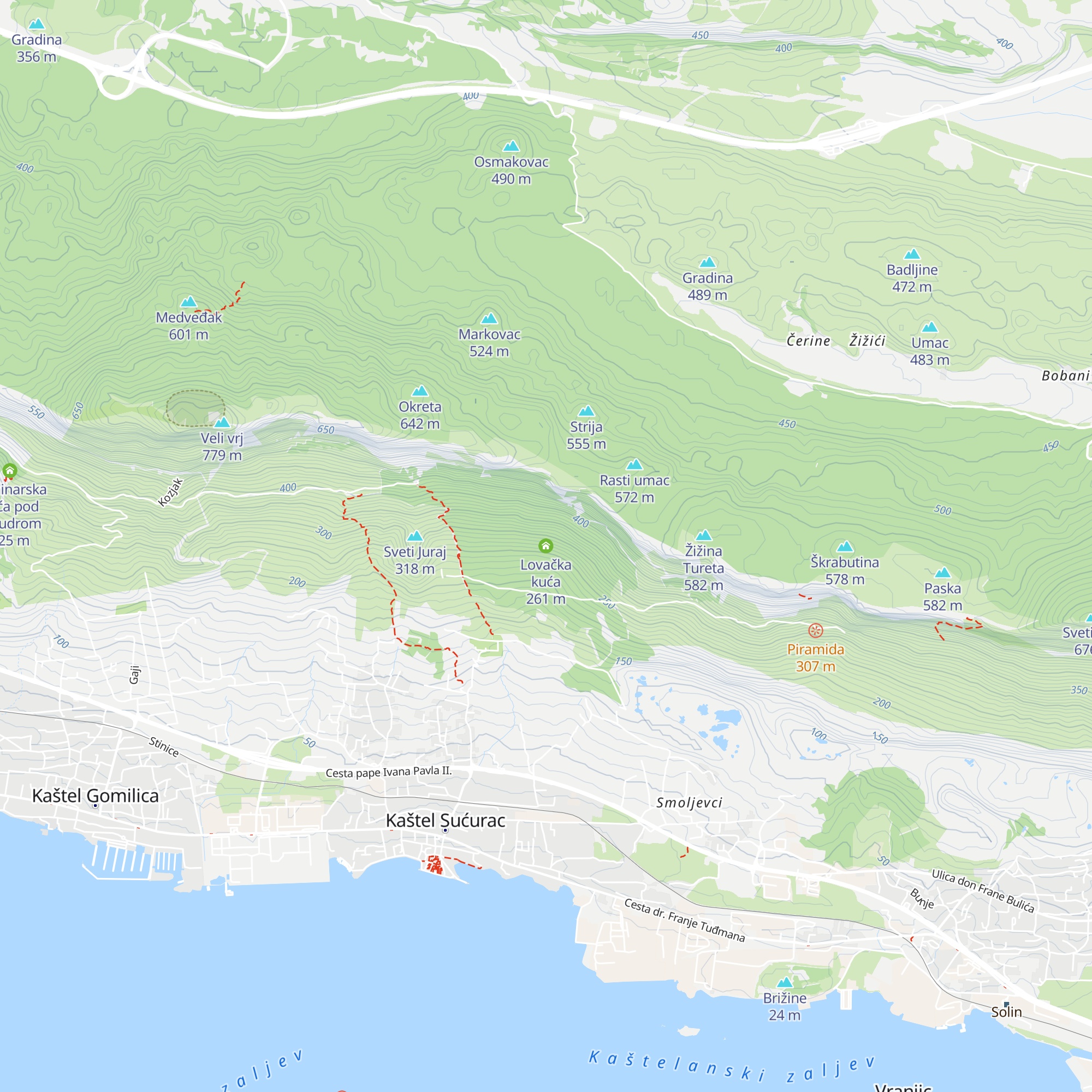 Lovačka kuća map