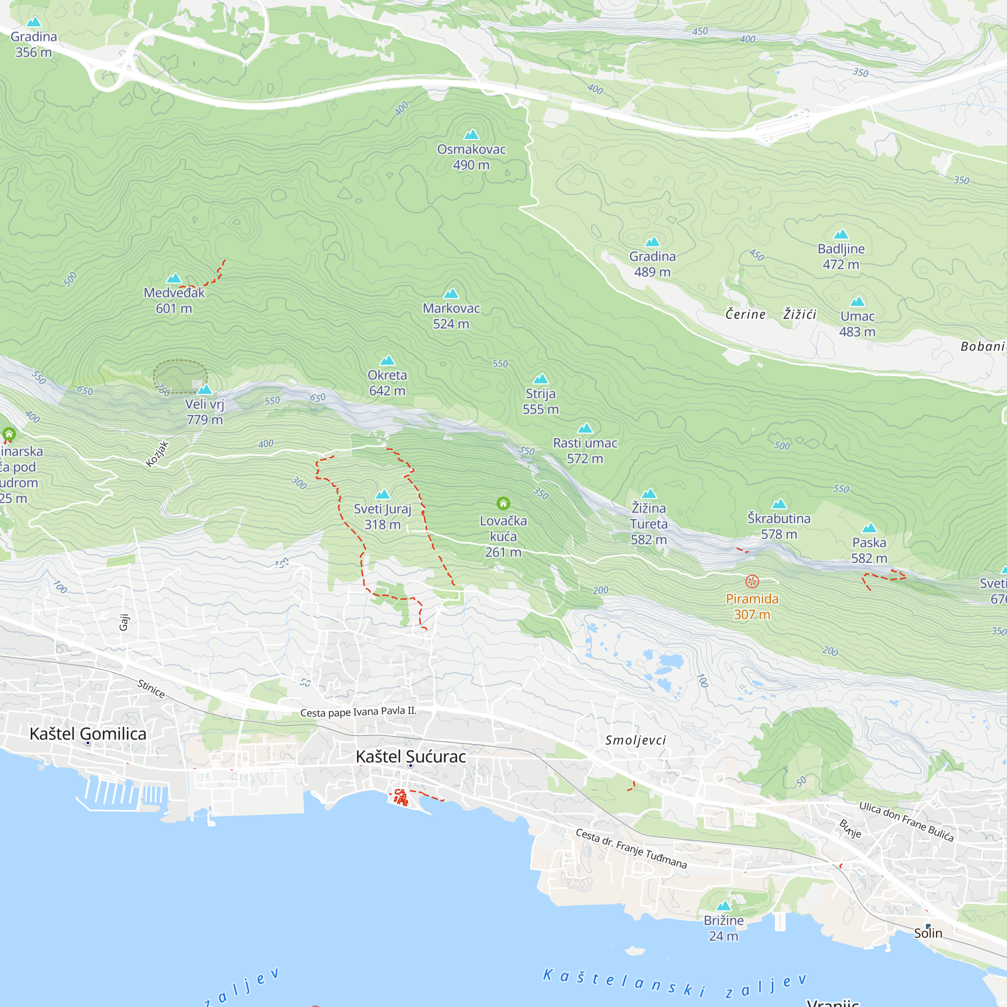 Lovačka kuća map