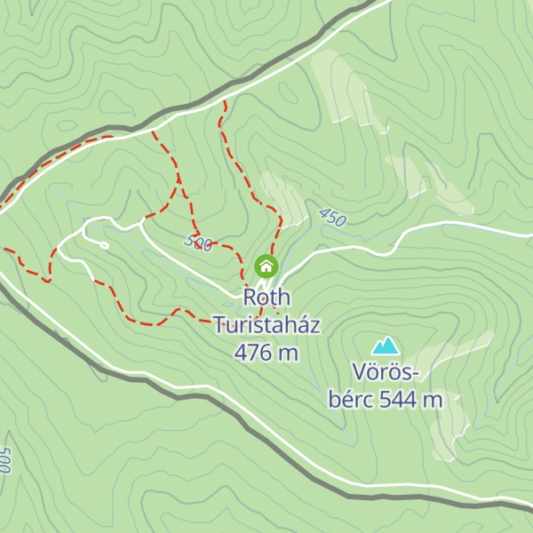 Map of Roth Turistaház