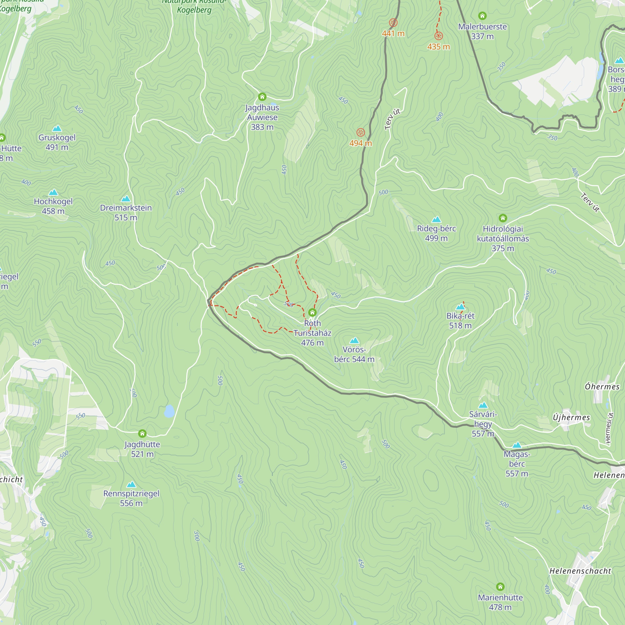Roth Turistaház map