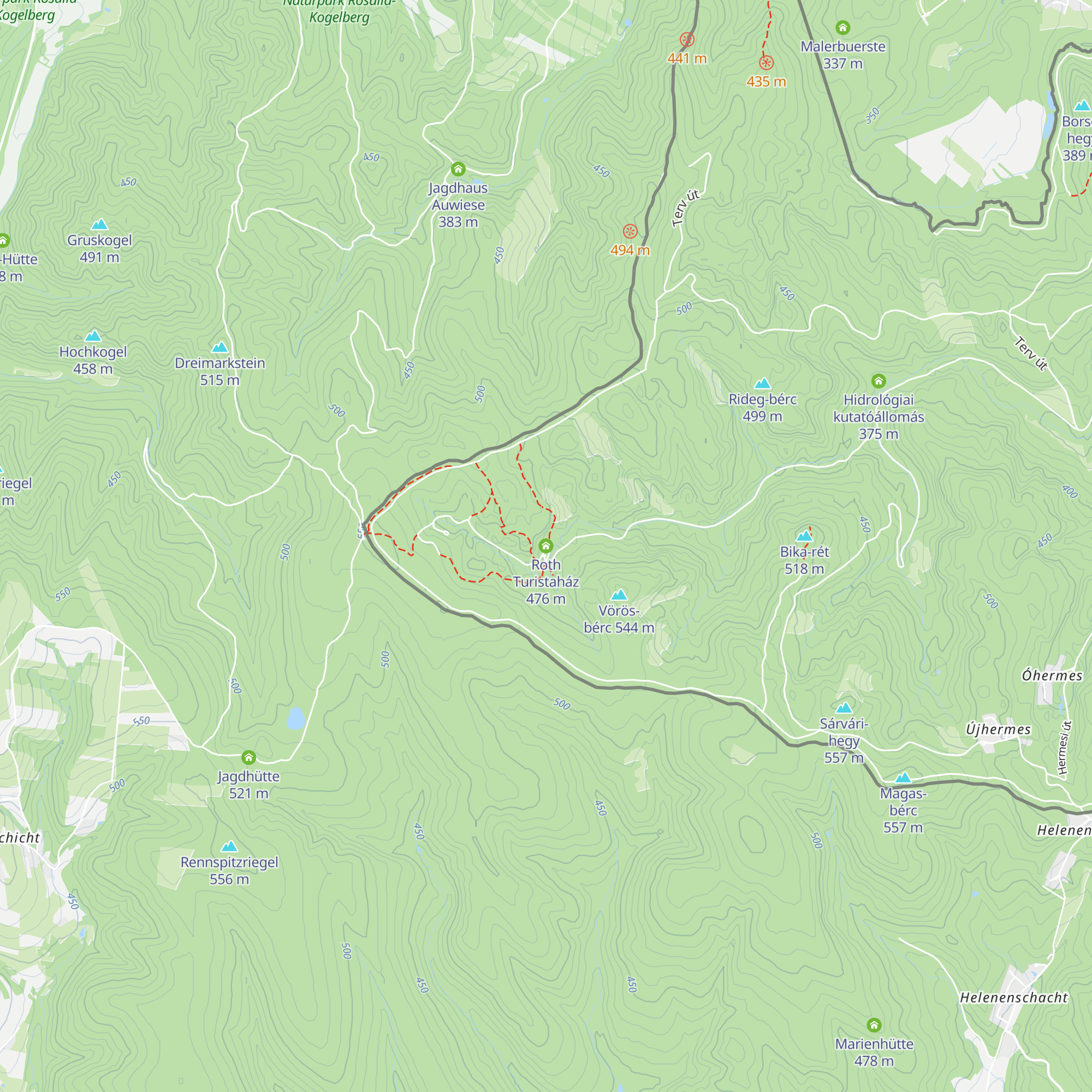 Roth Turistaház map