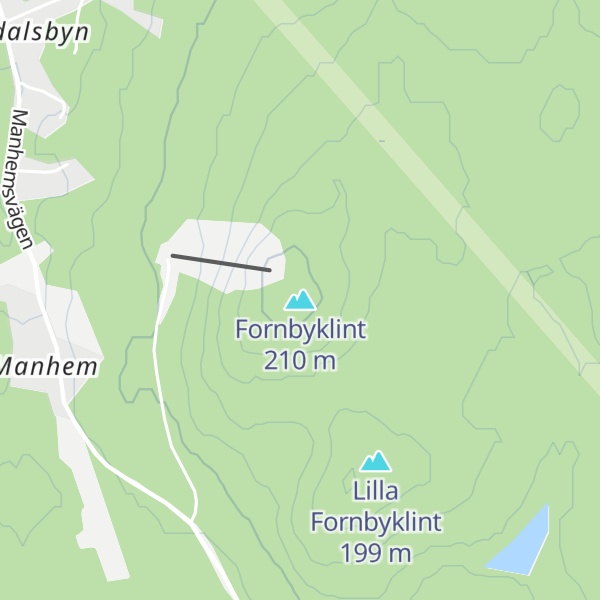 Map of Fornbyklint