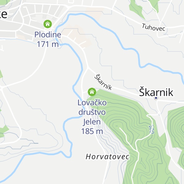 Map of Lovačko društvo Jelen