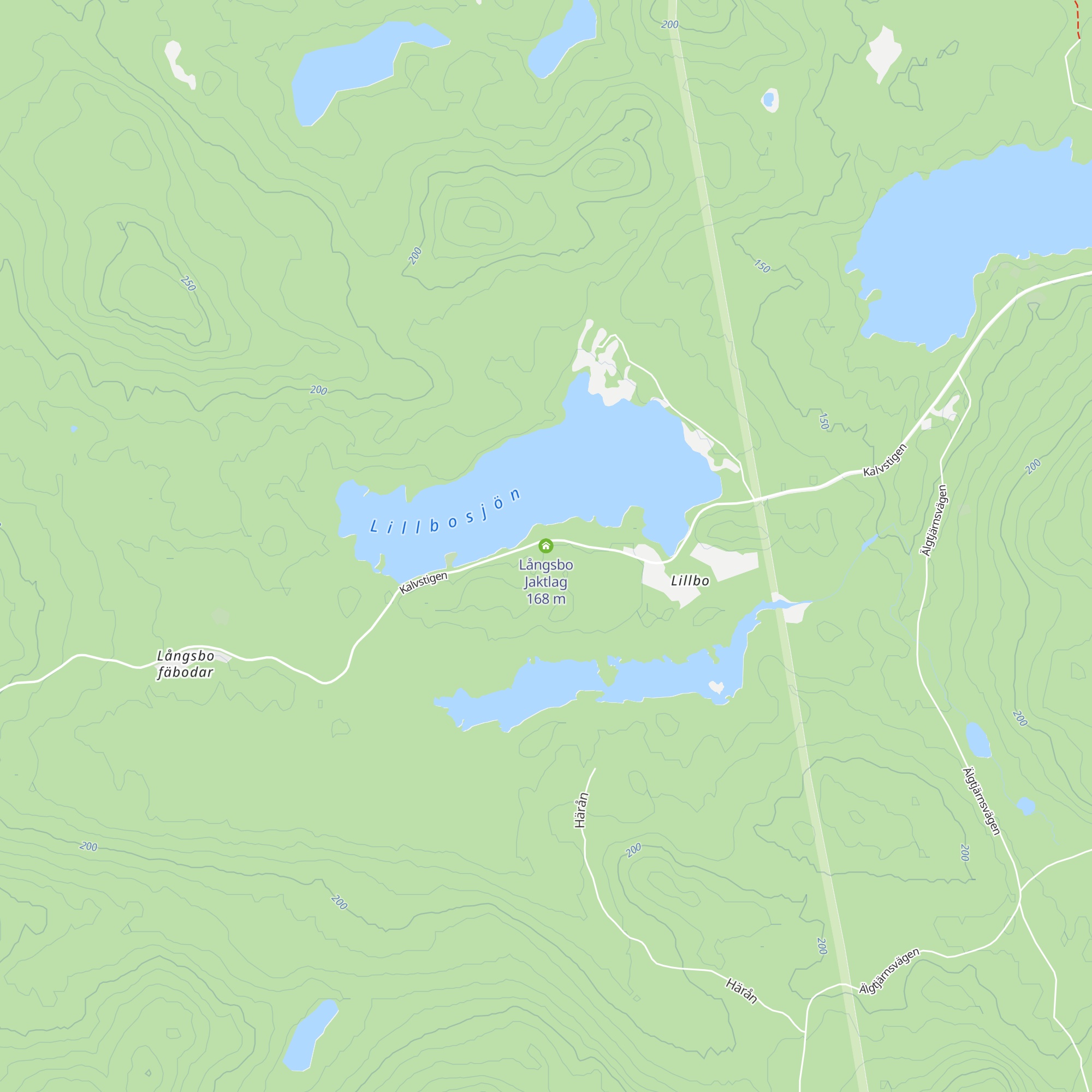 Långsbo Jaktlag map