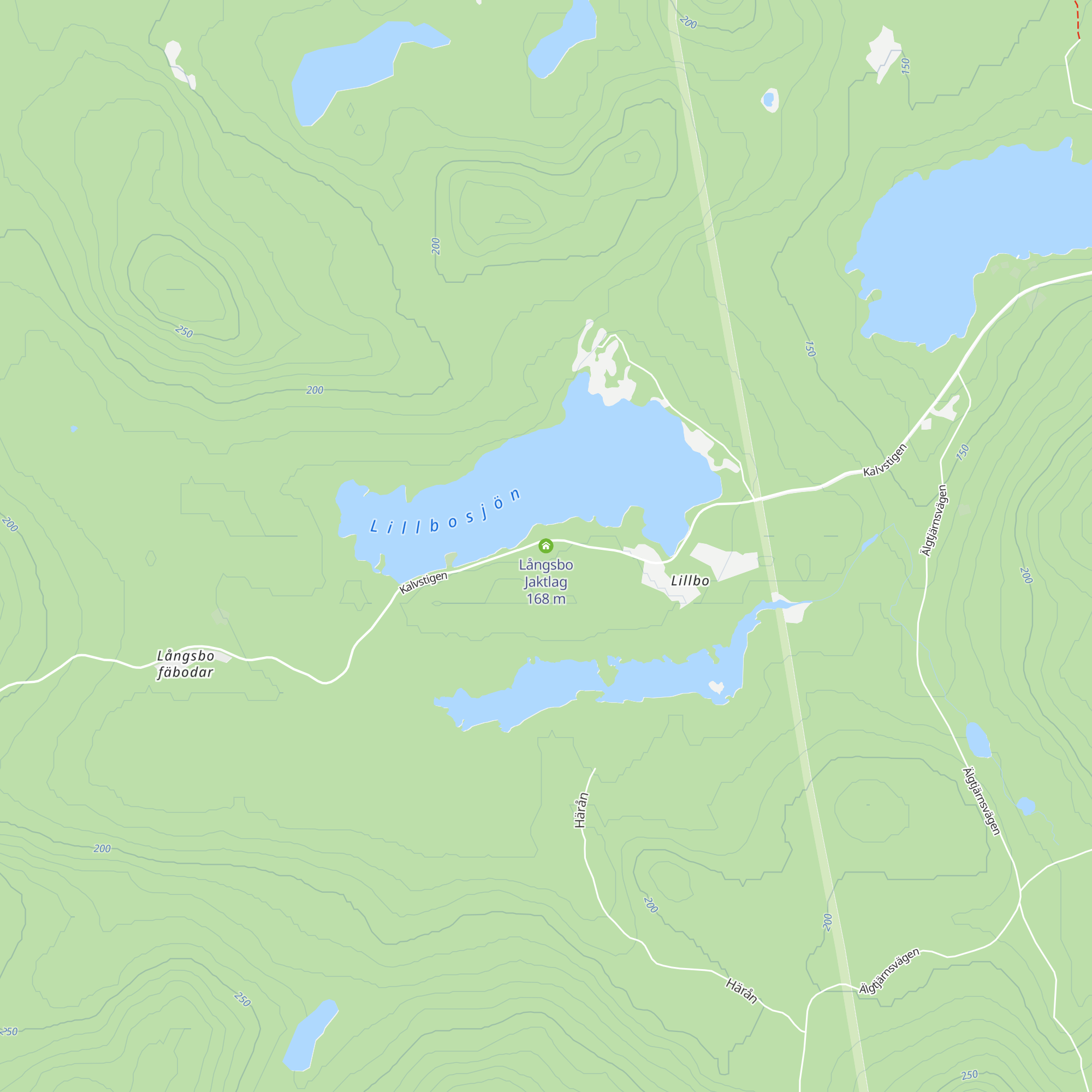 Långsbo Jaktlag map