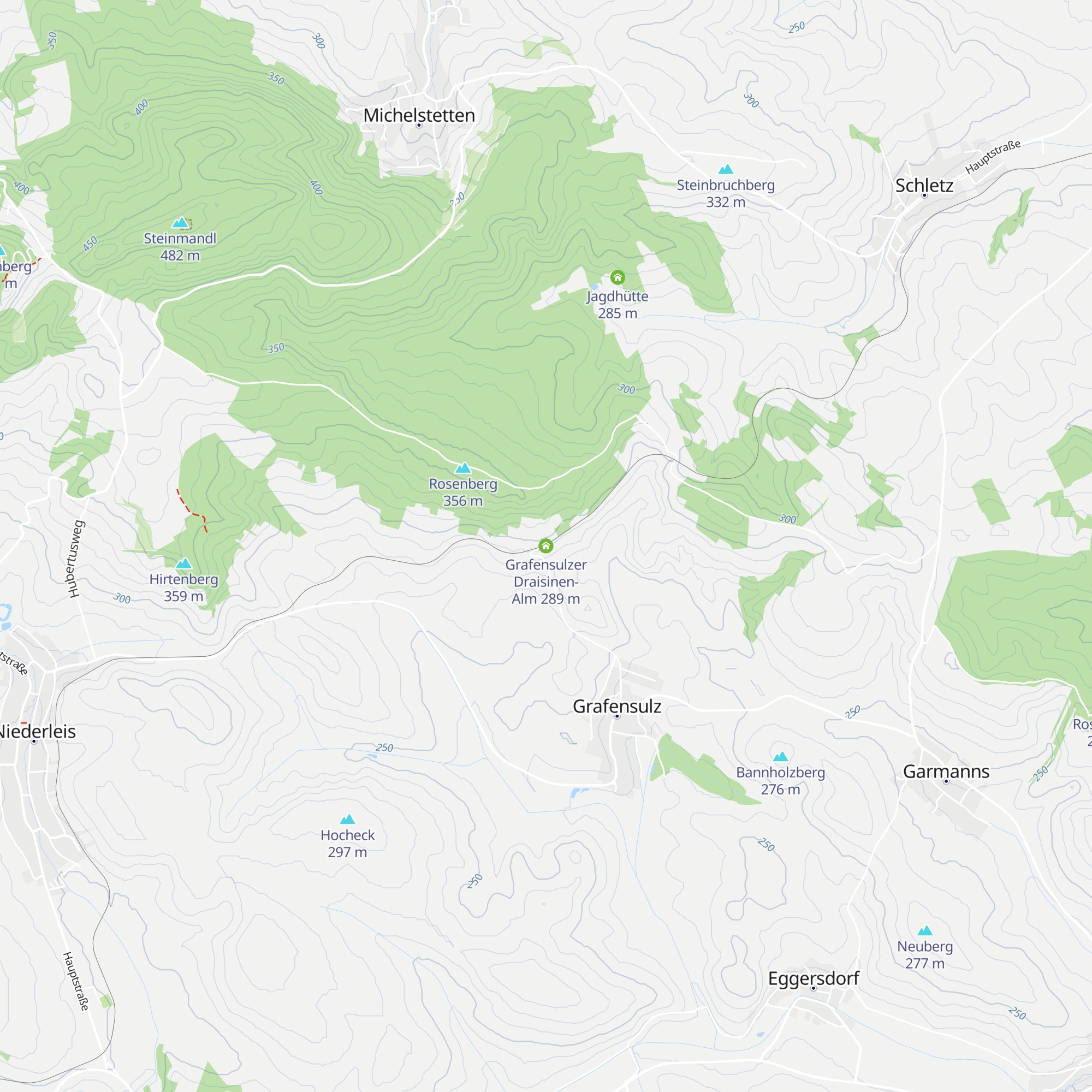 Grafensulzer Draisinen-Alm map