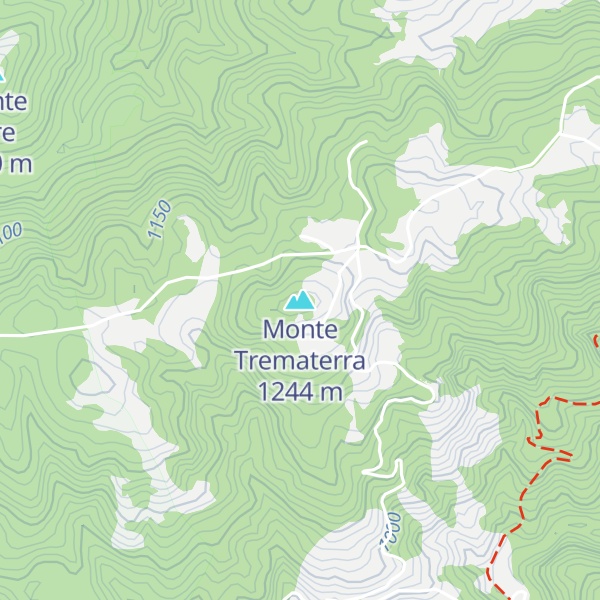 Map of Monte Trematerra