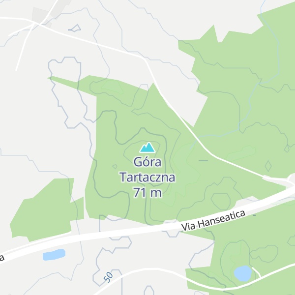 Map of Góra Tartaczna
