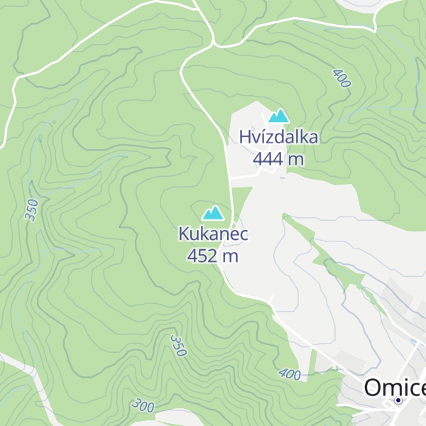 Map of Kukanec