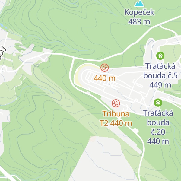 Map of Traťácká bouda č.1